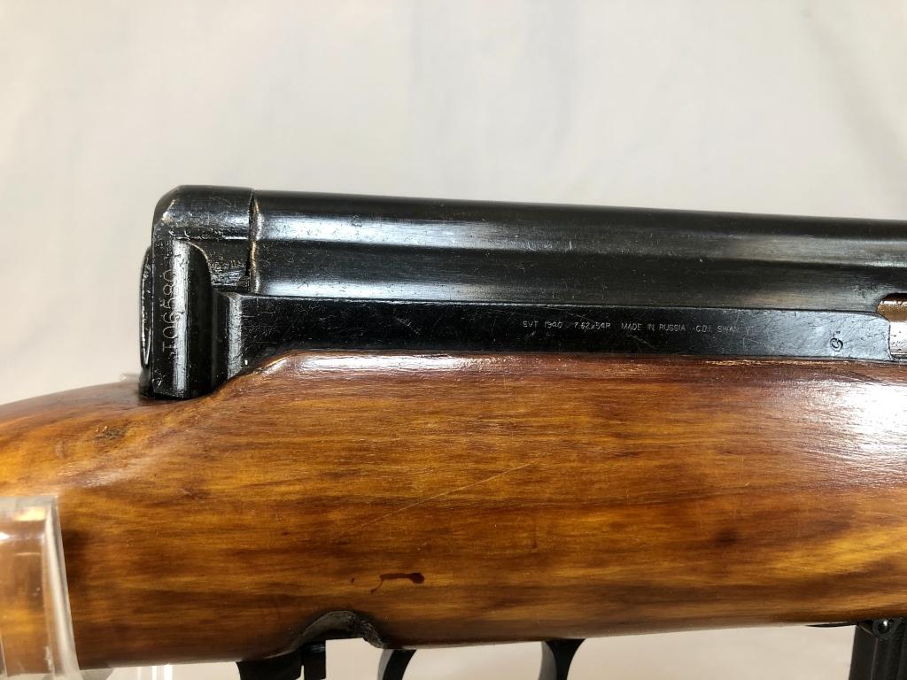 Soviet Tula Arsenal STV-40 7.62x54r Rifle