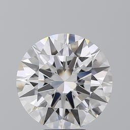 6.05 ct, Color F-VVS2, Round cut Diamond