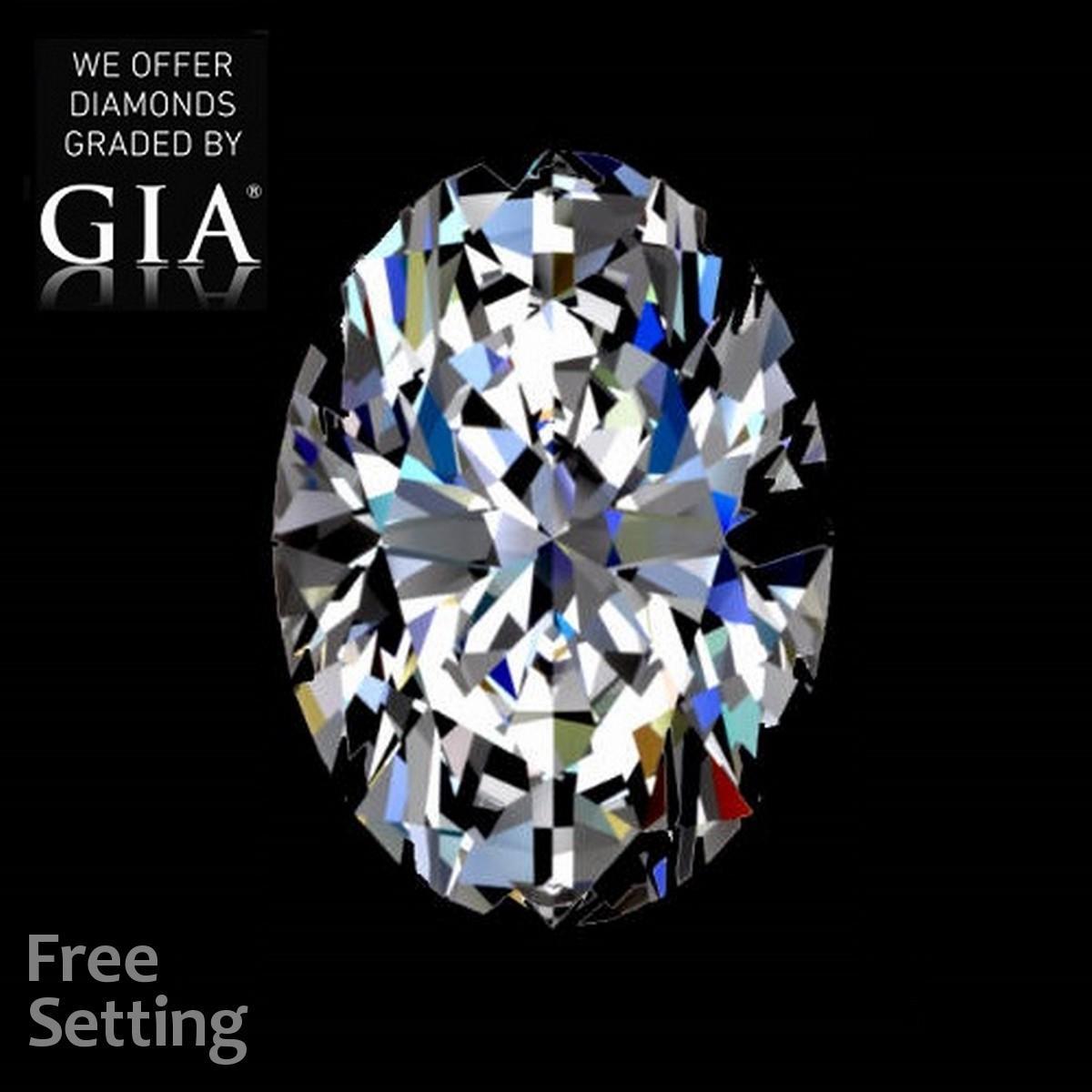 4.03 ct, Color H/VVS2, Oval cut Diamond