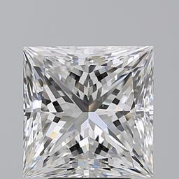4.01 ct, Color E/VS1, Princess cut Diamond