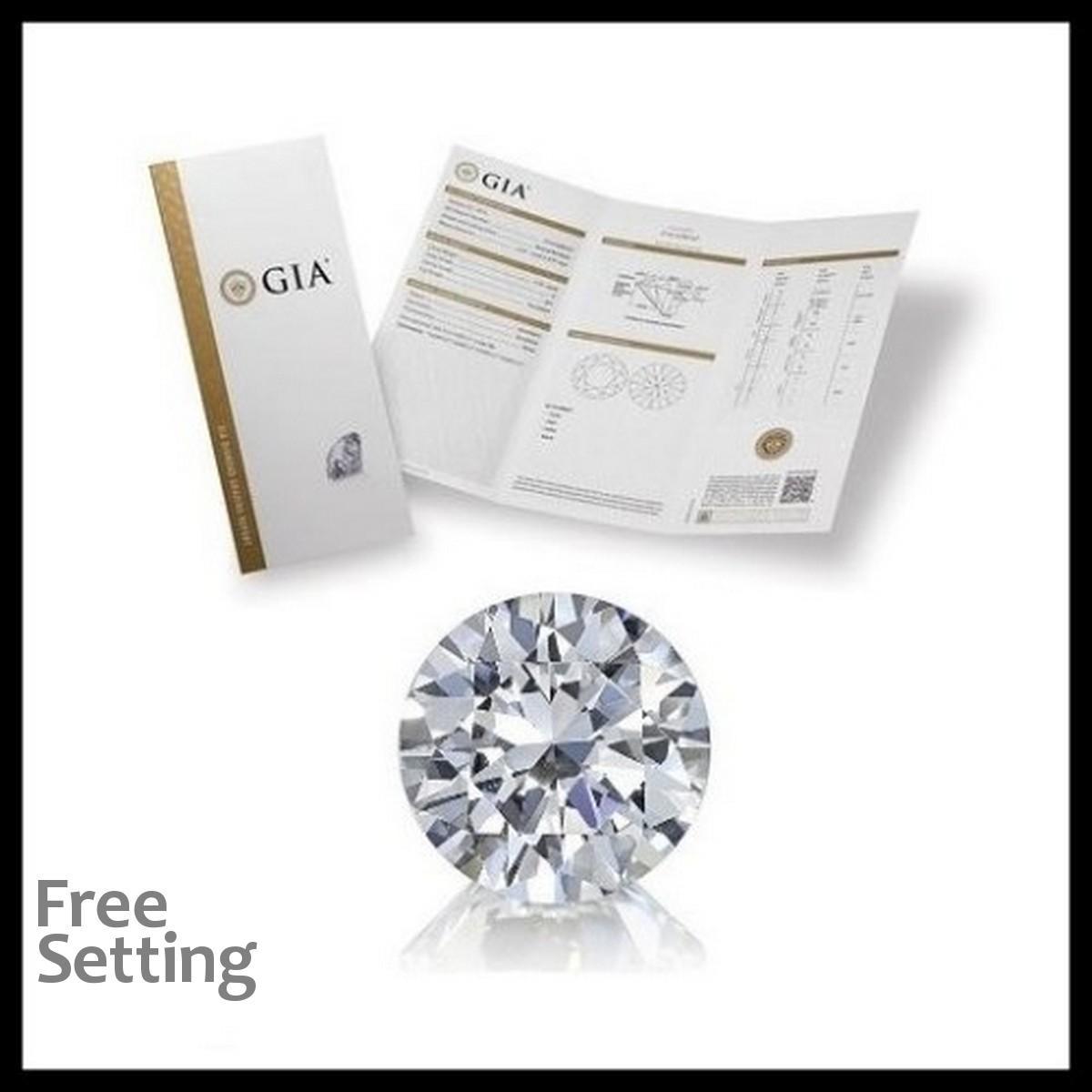 3.43 ct, Color G/VVS1, Round cut Diamond