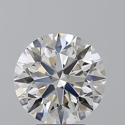 3.43 ct, Color G/VVS1, Round cut Diamond