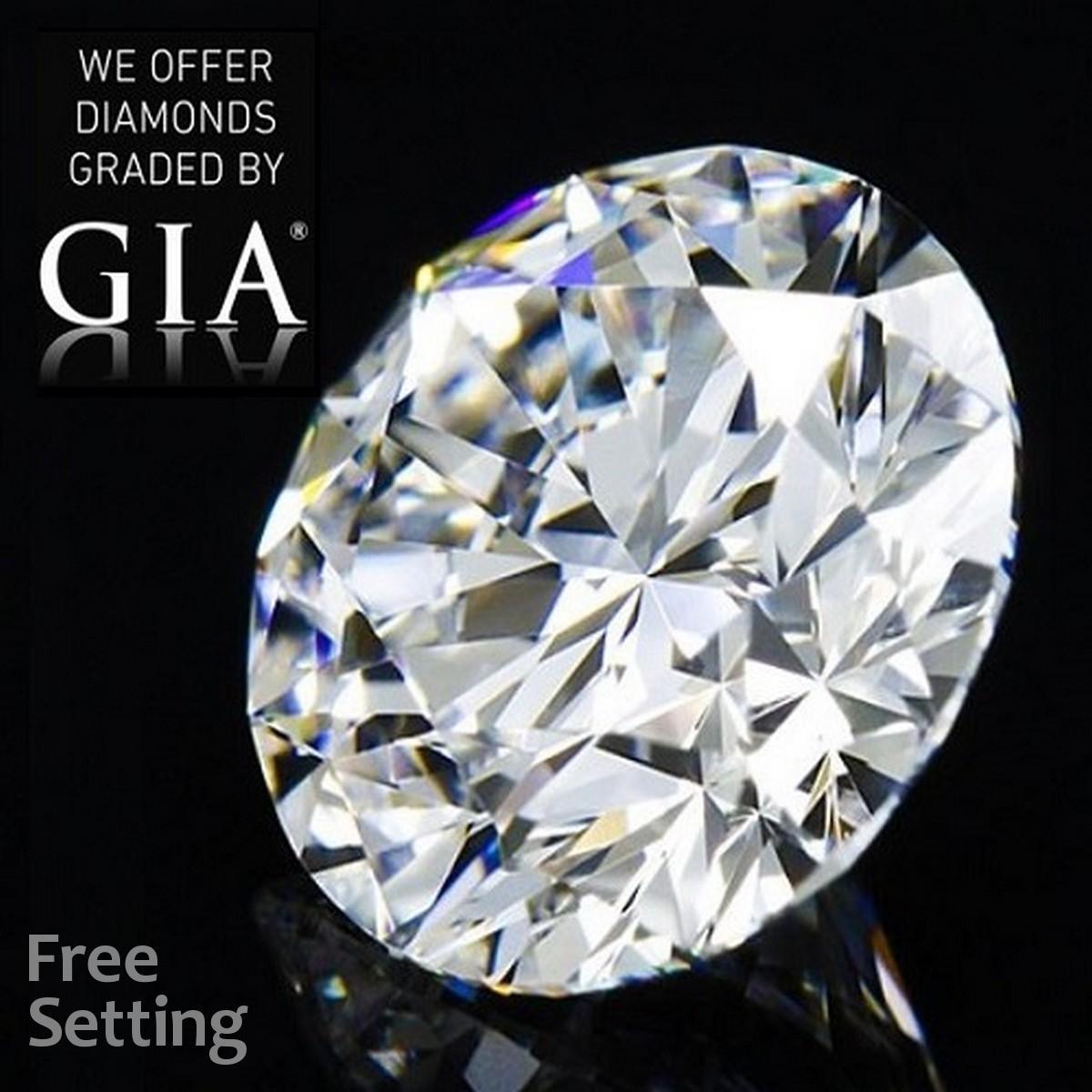 2.61 ct, Color F/VVS1, Round cut Diamond