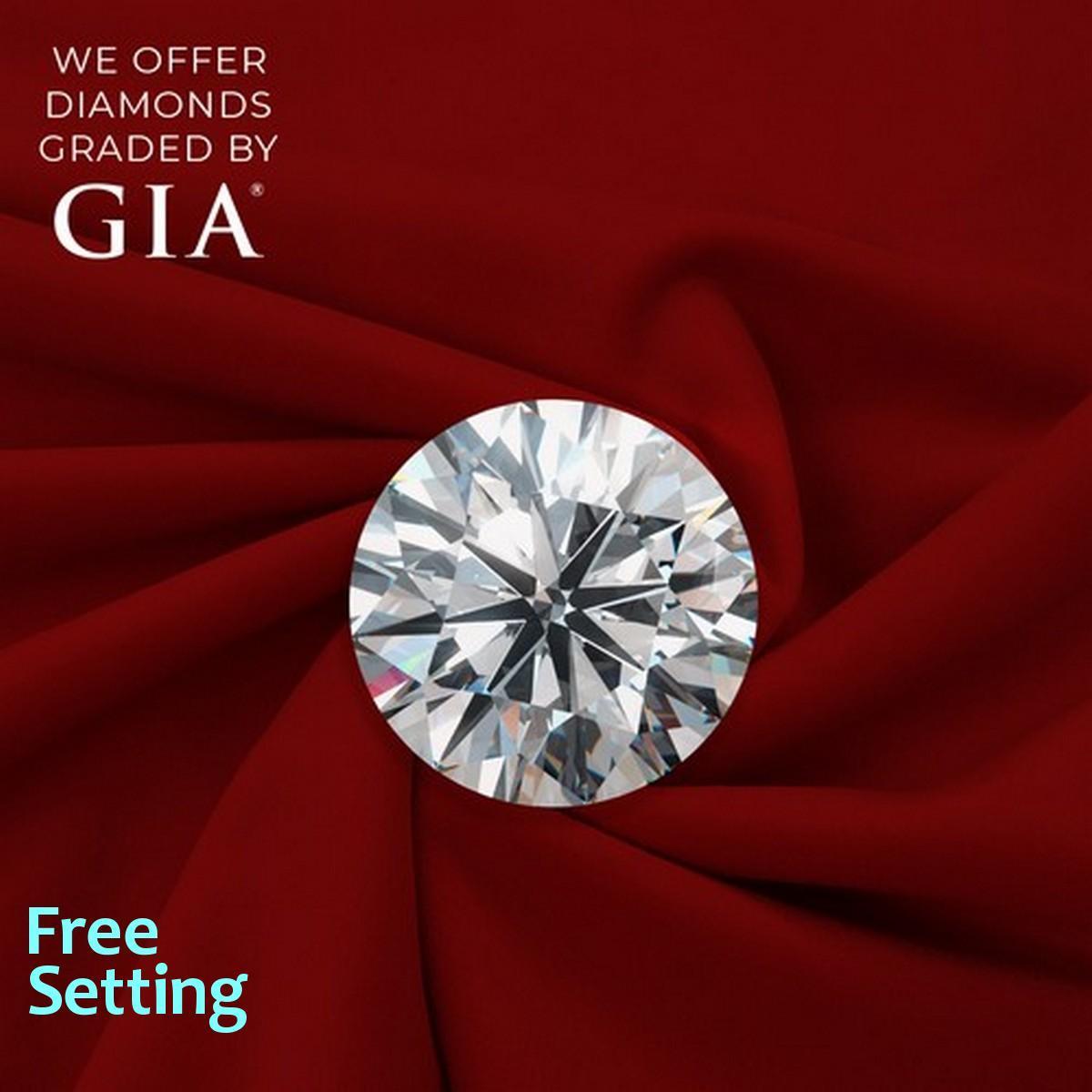 1.05 ct, Color D/VVS1, Round cut Diamond