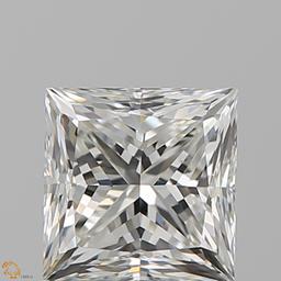 1.00 ct, H/VS1, Princess cut Diamond, 50% off Rapaport List Price (GIA Graded), Unmounted. Appraised