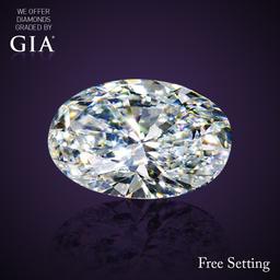 2.01 ct, F/VS1, Oval cut Diamond, 54% off Rapaport List Price (GIA Graded), Unmounted. Appraised Val