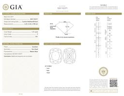 1.21 ct, F/VS1, Cushion cut Diamond, 59% off Rapaport List Price (GIA Graded), Unmounted. Appraised