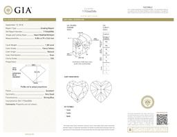 1.08 ct, Natural Fancy Yellow Even Color, VS2, Heart cut Diamond (GIA Graded), Unmounted, Appraised