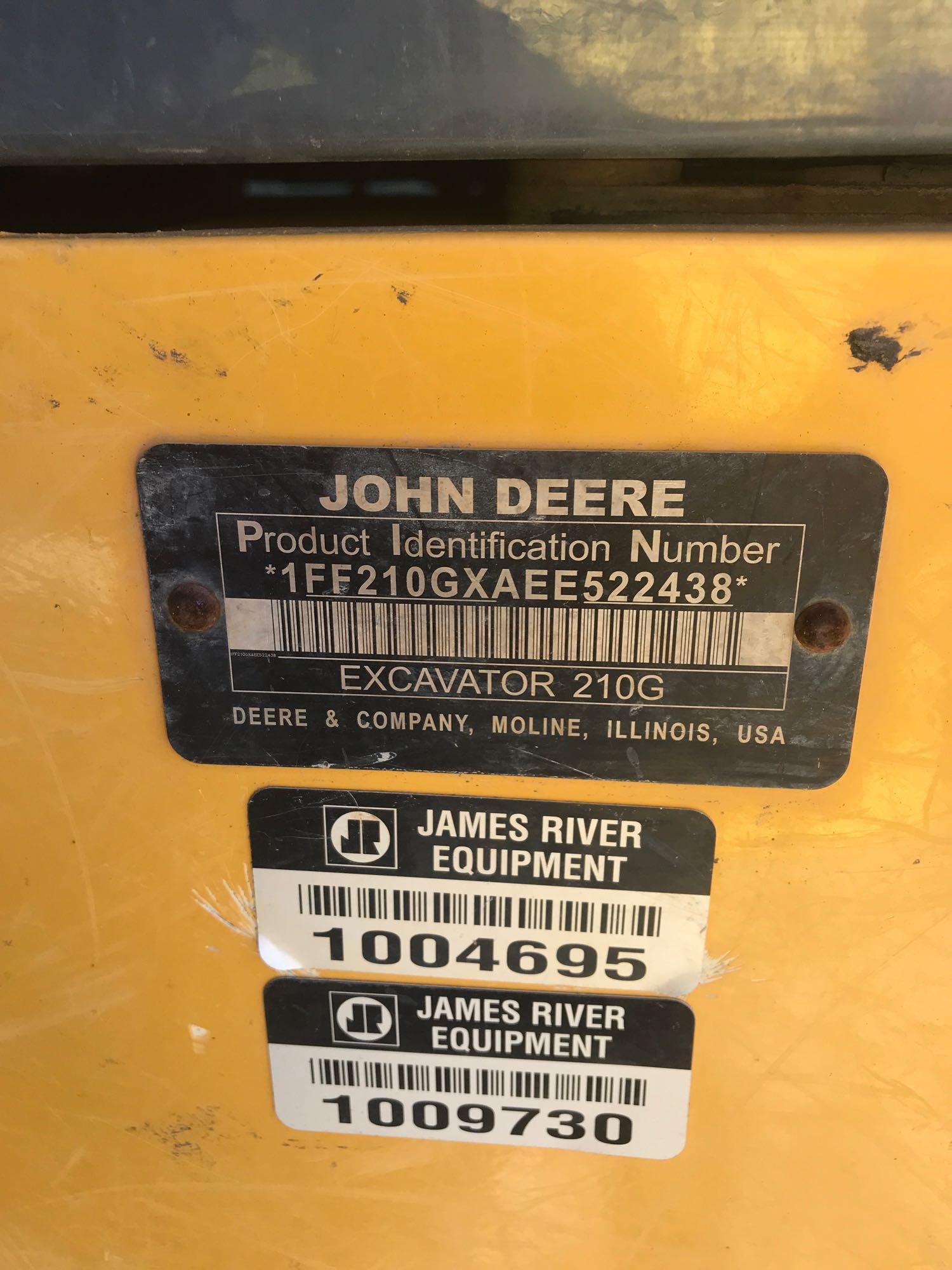 2014 John Deere 210G LC Hydraulic Excavator