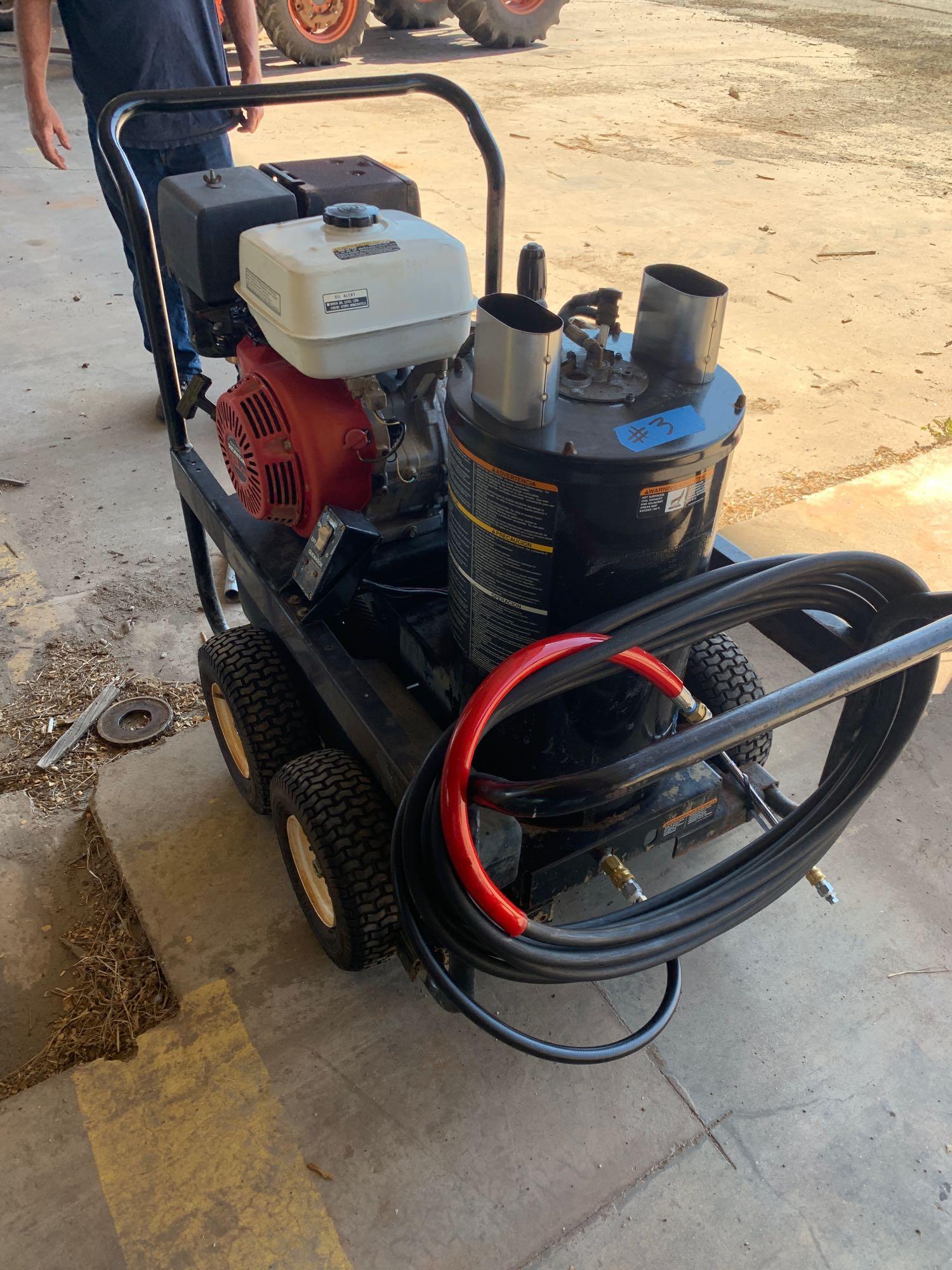 MI-T-M (RECONDITIONED) 3.5 GPM, 3000 PSI, 13HP Oil Fired Hot Water Pressure Washer