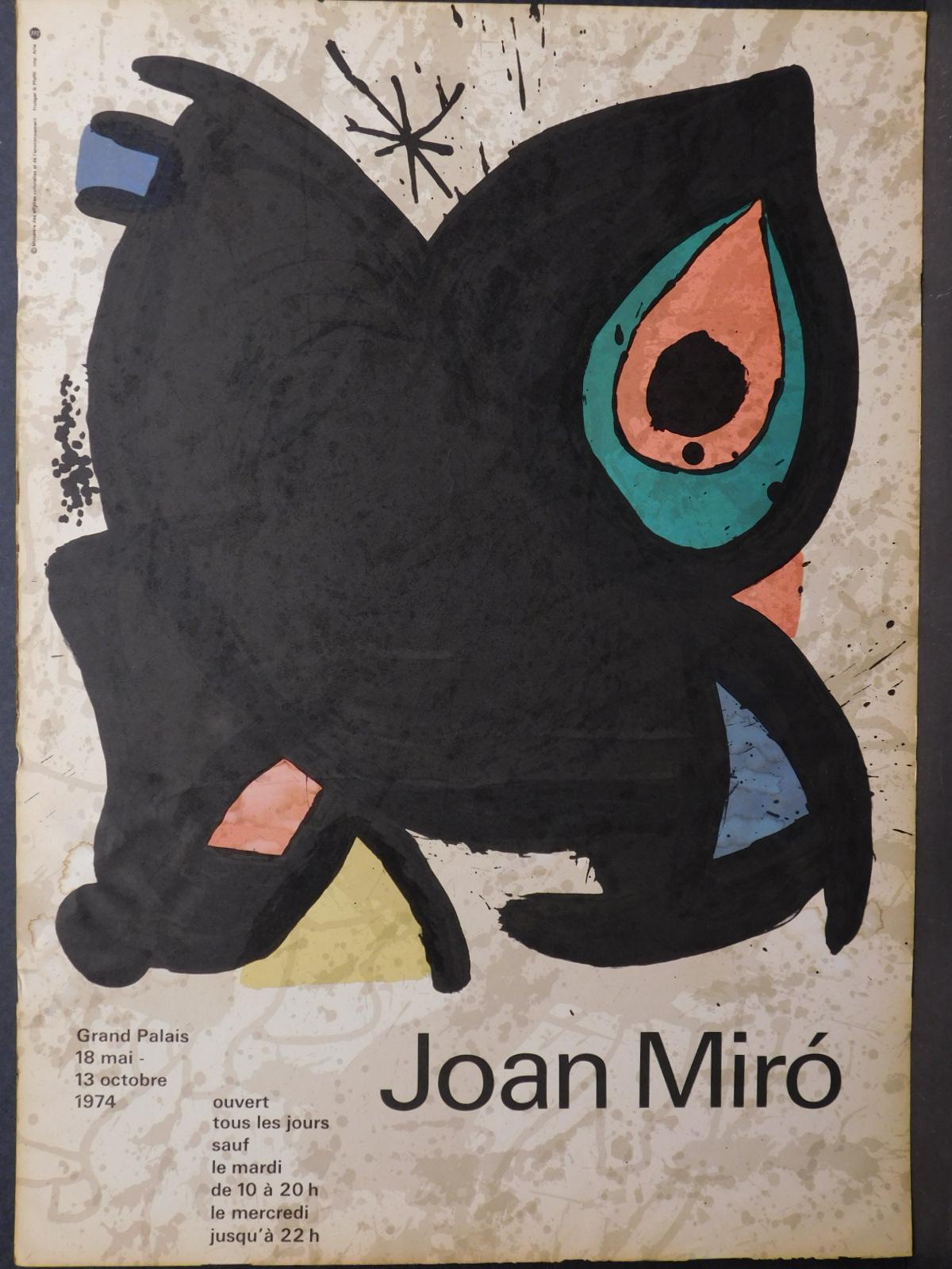 Joan Miro: Original Lithograph Exhibition Poster