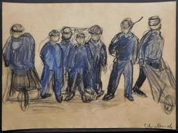 Edvard Munch (1863-1944): Group Figure Study