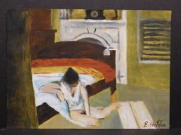 Edward Hopper: Woman in Bedroom Interior