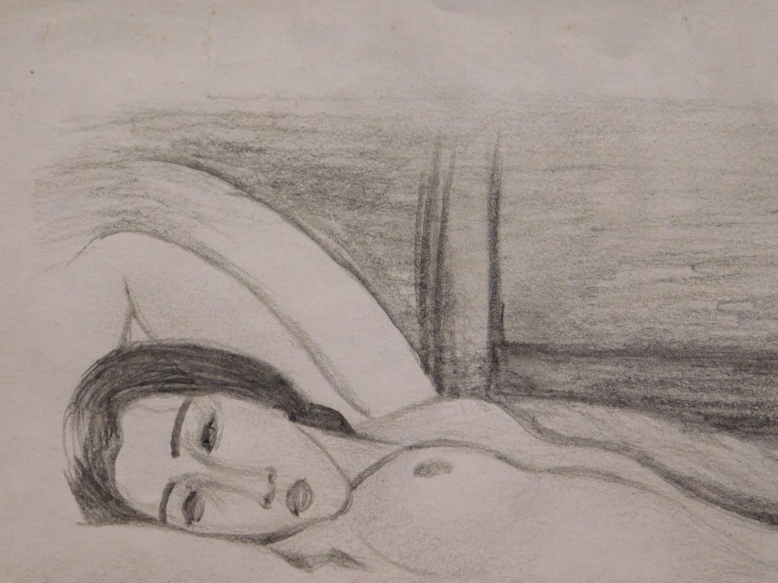 After Amedeo Modigliani: Reclining Nude