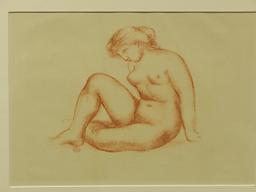 Aristide Maillol: Seated Female Nude