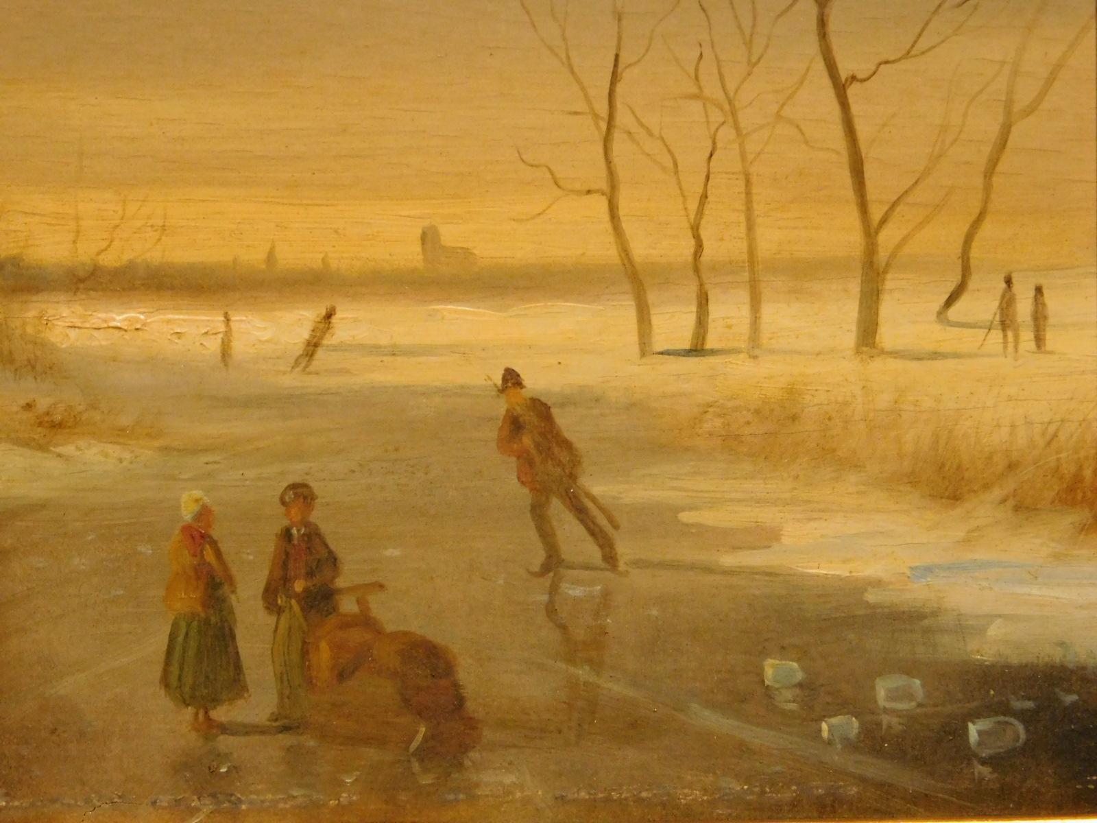 Adrianus Vermunt: Ice Skaters