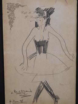 Manner of Modigliani: Sketch of a Woman