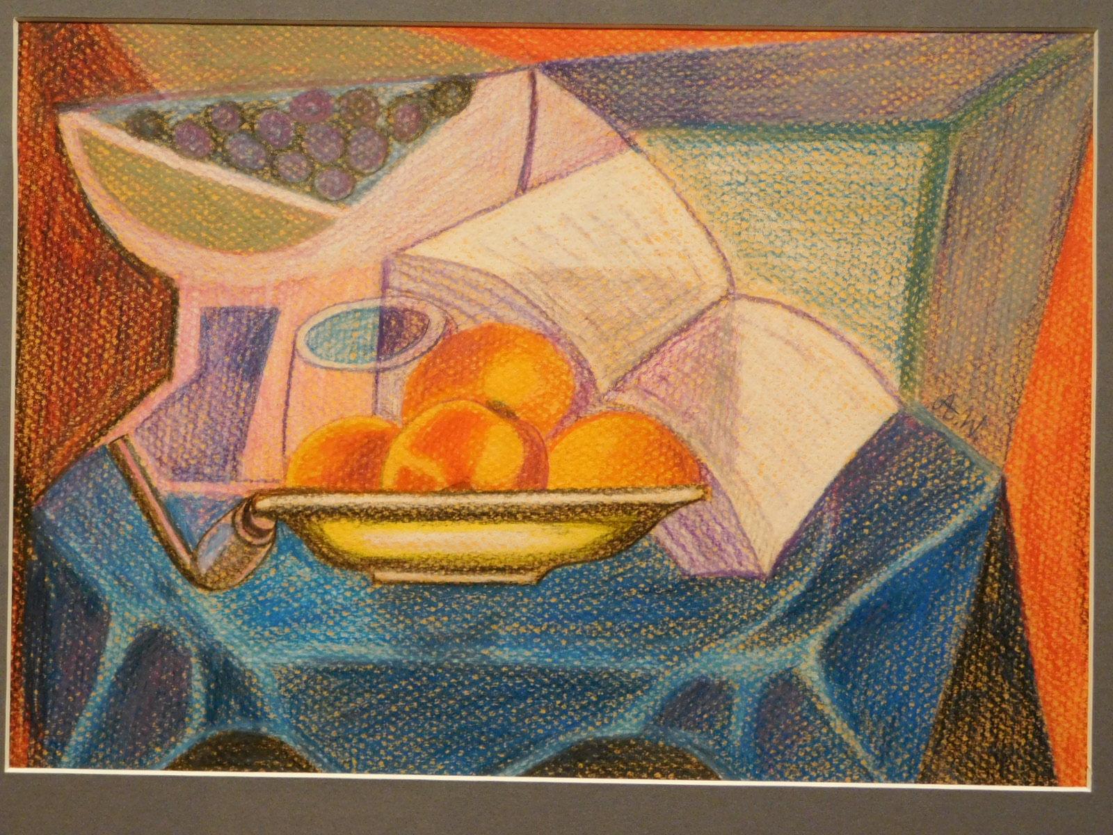 A.W.: Russian Cubist Color Drawing