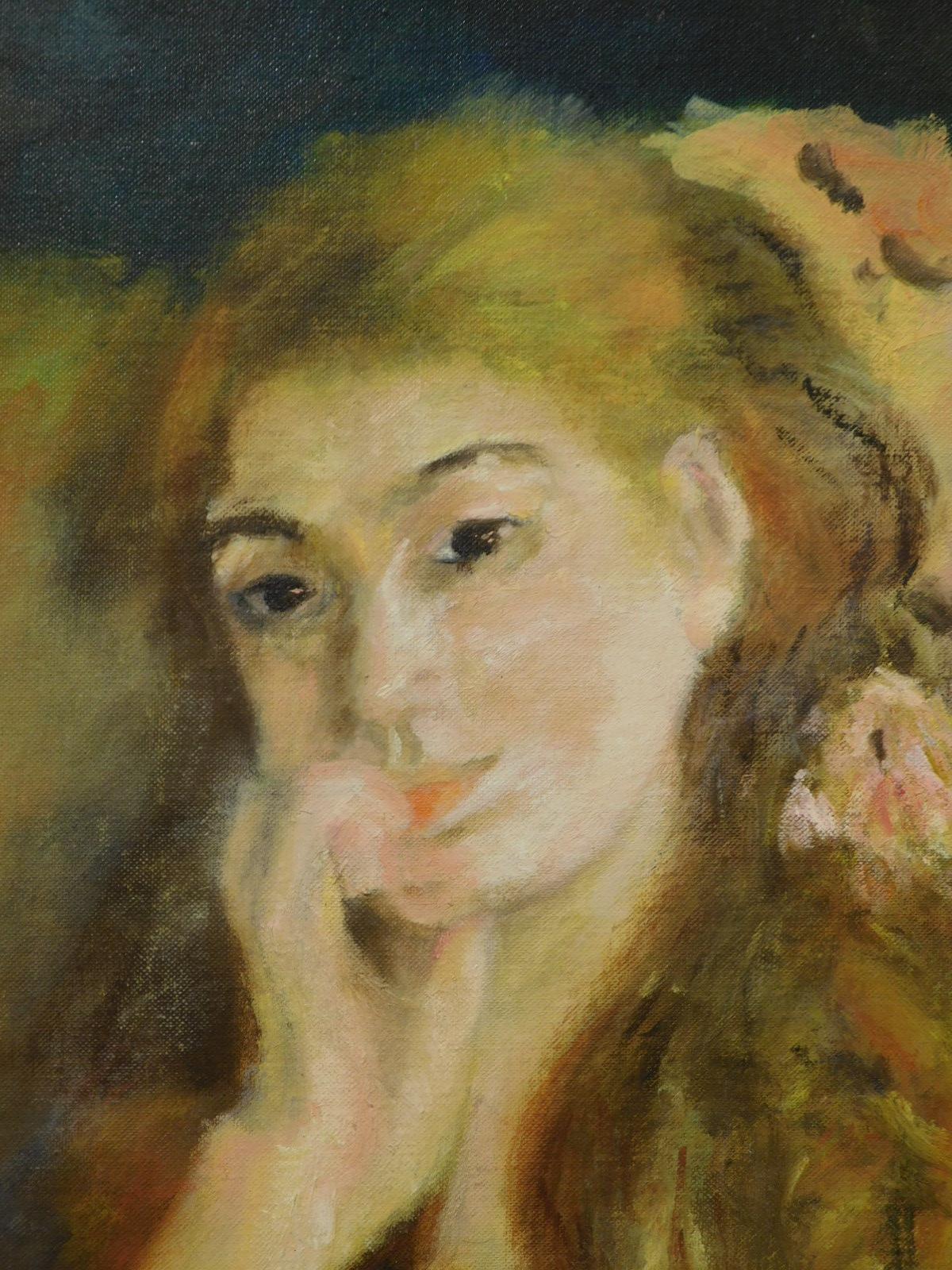 A. Rifchin: Portrait of a Girl (After Renoir)