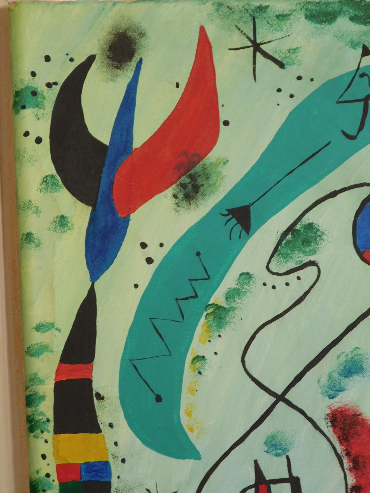 Manner of Joan Miro: Abstract Composition