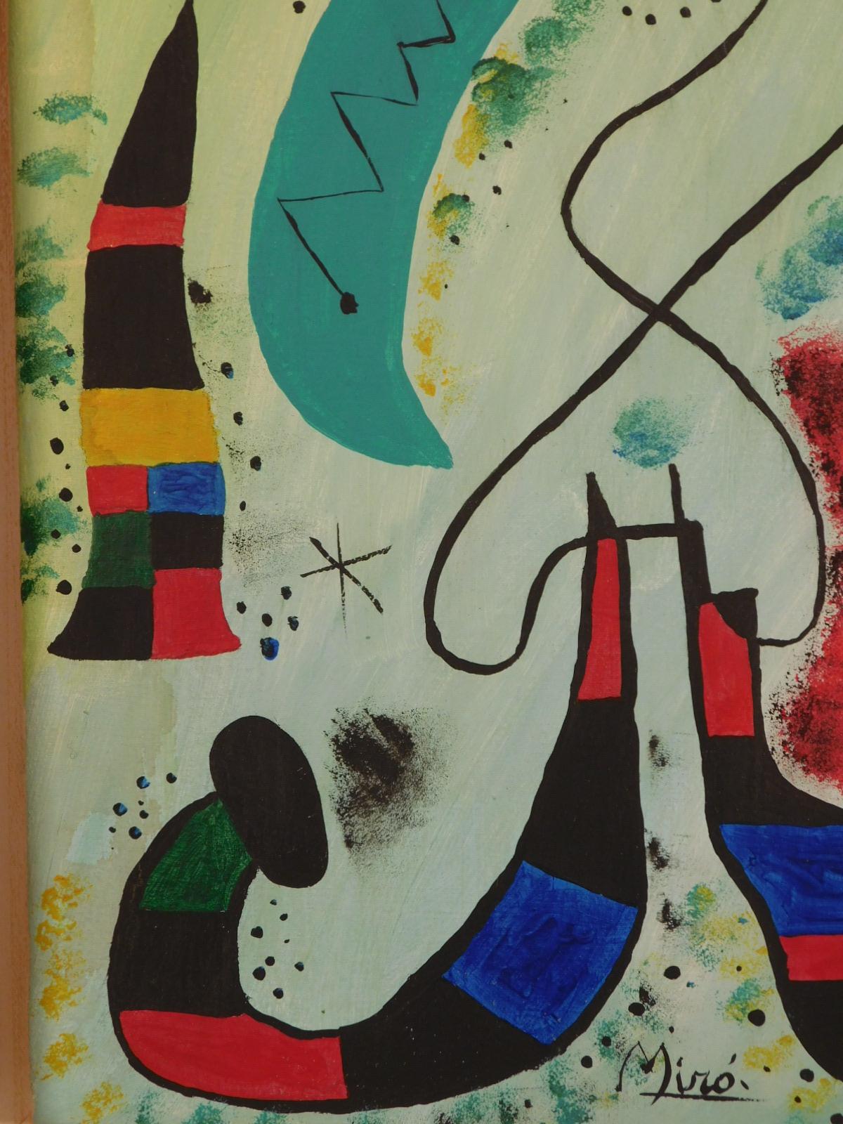 Manner of Joan Miro: Abstract Composition