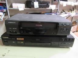 DVD Player, VCR and Direct TV Receiver w/ Remotes. NO SHIPPING