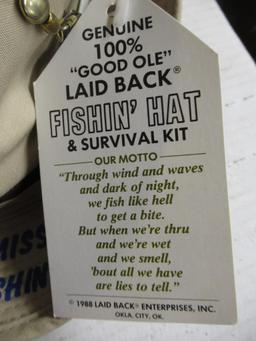 Laid Back Fishin' Hat and Survival Kit