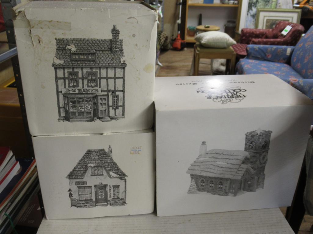 3 Dept 56 - Dicken's Village Houses