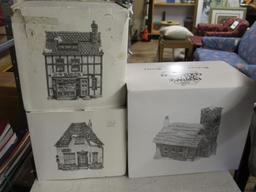 3 Dept 56 - Dicken's Village Houses