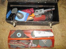 Tool Box w/ Sanders, Grinder, Cut Off Tool and more NO SHIPPING