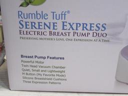 New rumble tuff electric breast pump