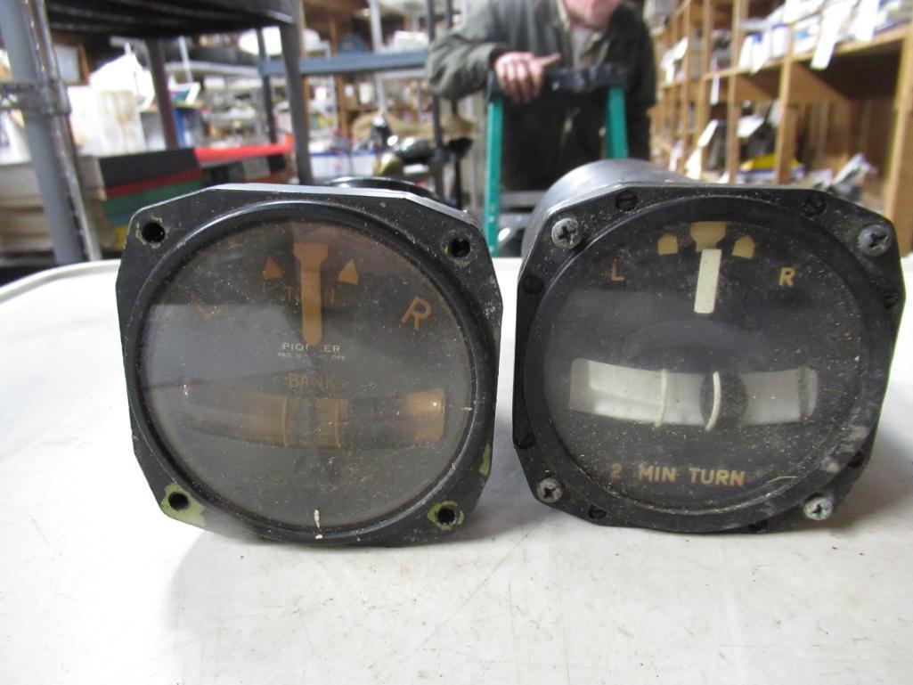 2 Aircraft Bank Gauges