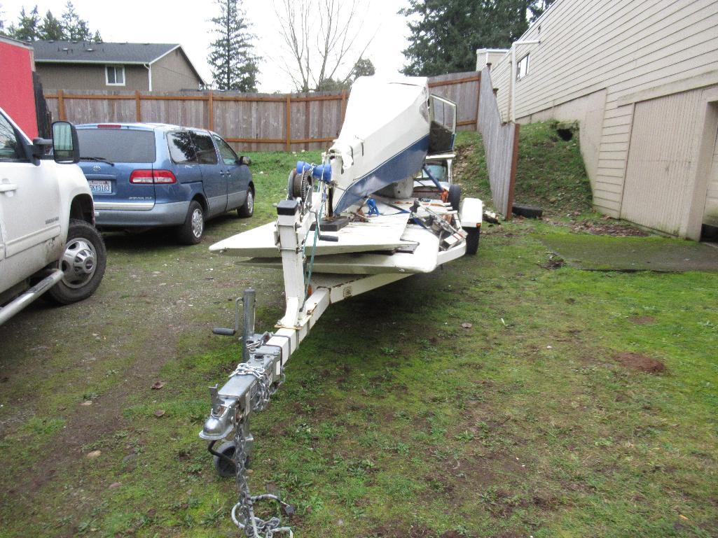 Taylorcraft Airplane model BC-12D s/n:7054 w/ Parts & Pieces w/ Logs on 2004 Boat Trailer. SPECIAL