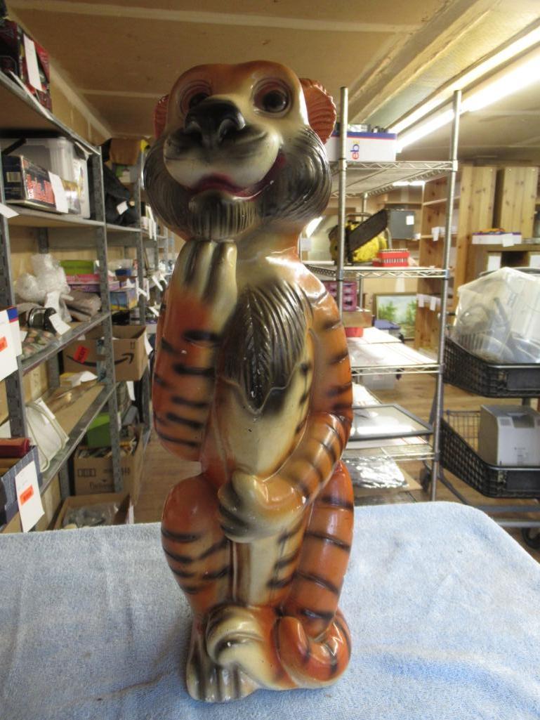 Chalkware Tiger Bank 19" tall No Plug. NO SHIPPING