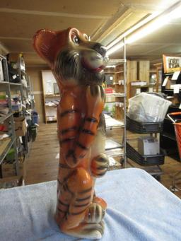 Chalkware Tiger Bank 19" tall No Plug. NO SHIPPING