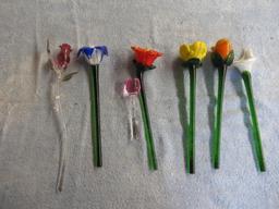Glass Roses . NO SHIPPING