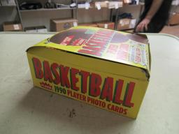 Full Box of Sealed 1990 Flyer Basketball Wax Packs