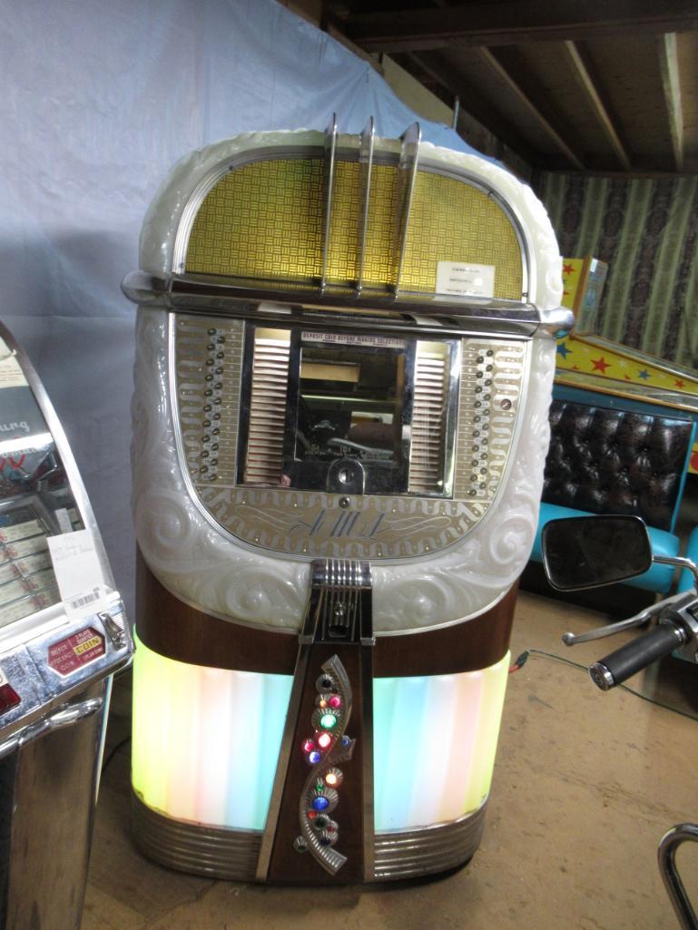1946 AMI Jukebox. Known as the Mother of Plastics. Built in 1946 it has become a very rare and