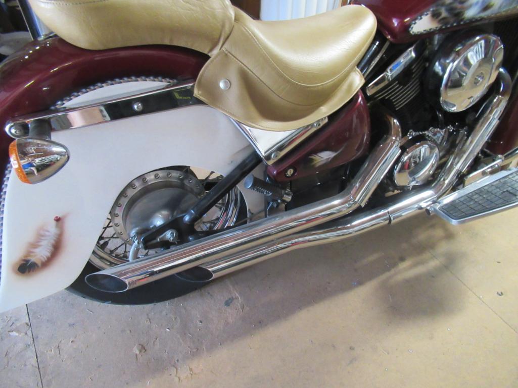 1996 Kawasaki VN800 5321 Miles. Hand built. Vintage Indian Chief Tribute. Runs and sounds great