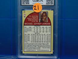 1990-91 NBA Hoops Card #65 Michael Jordan - Graded MINT 9