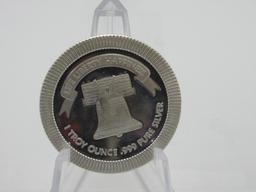 1 oz Silver Round Liberty Bell Liberty Silver .999