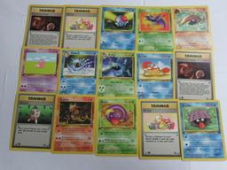 15 Count Lot of ALL 1st Edition VINTAGE Pokemon Cards