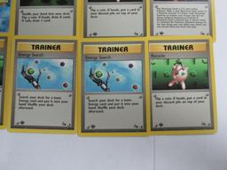 Lot of 15 ALL 1st Edition VINTAGE Pokemon Trading Cards