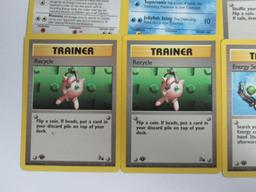 Lot of 15 ALL 1st Edition VINTAGE Pokemon Trading Cards