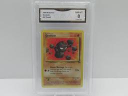 GMA GRADED 1999 POKEMON FOSSIL GEODUDE #47 - NM MT 8