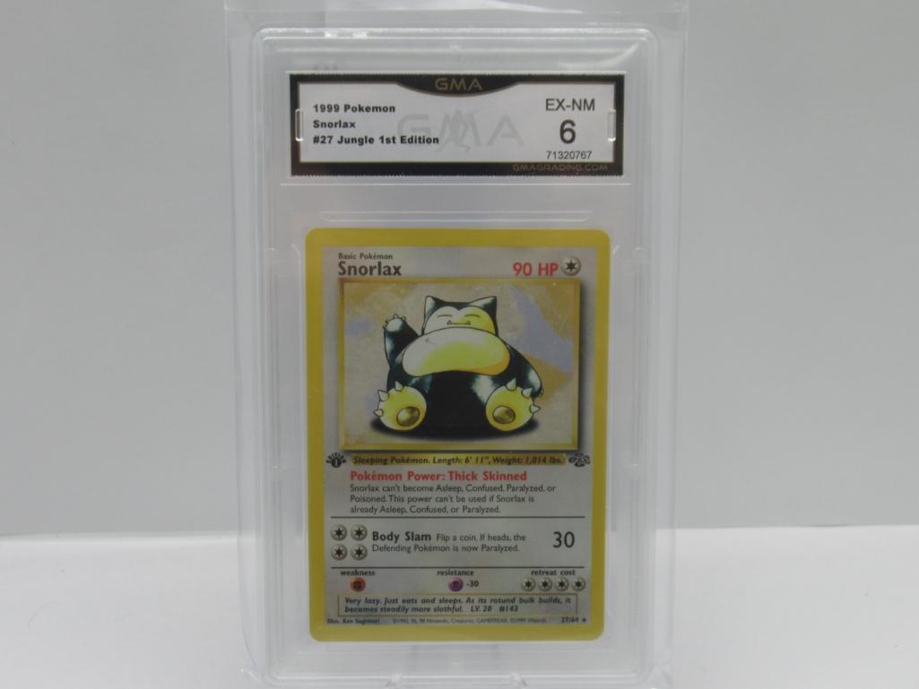 GMA GRADED 1999 POKEMON JUNGLE 1ST EDITION #27 - EX- NM 6