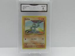 GMA GRADED 1999 POKEMON MACHOP #52 - NM MT 8