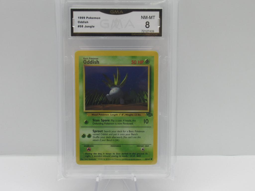 GMA GRADED 1999 POKEMON JUNGLE ODDISH #58 - NM MT 8