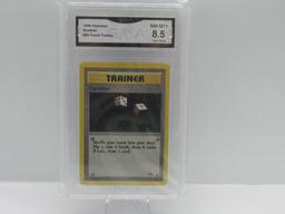 GMA GRADED 1999 POKEMON FOSSIL TRAINER GAMBLER #60 - NM MT+ 8.5