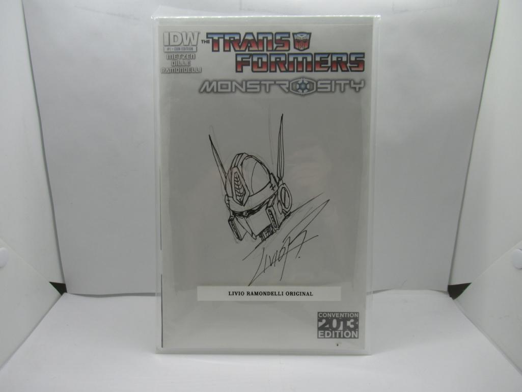 Transformers Monstrosity #1 Original art cover by Livio Ramondelli Transformers Artist IDW